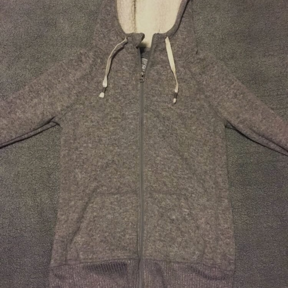 Warm Grey Zip Up!